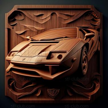 3D модель Lamborghini Diablo (STL)